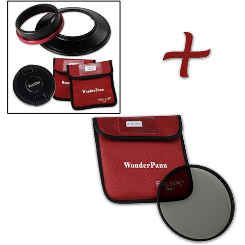 FotodioX WonderPana FreeArc XL Core Unit Kit for Canon 11-24mm Lens with 186mm Slim Circular Polarizer Filter
