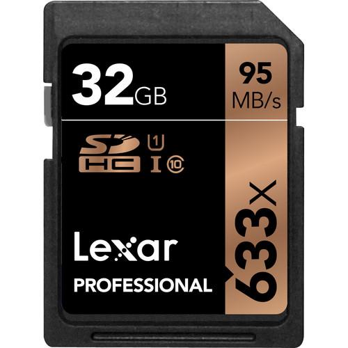 Lexar 32GB Professional UHS-I SDHC Memory Card