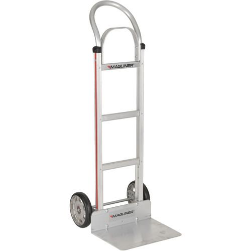 Magliner HMA112K11 Straight-Back Hand Truck with 8" Mold-On Rubber Wheels and Brace