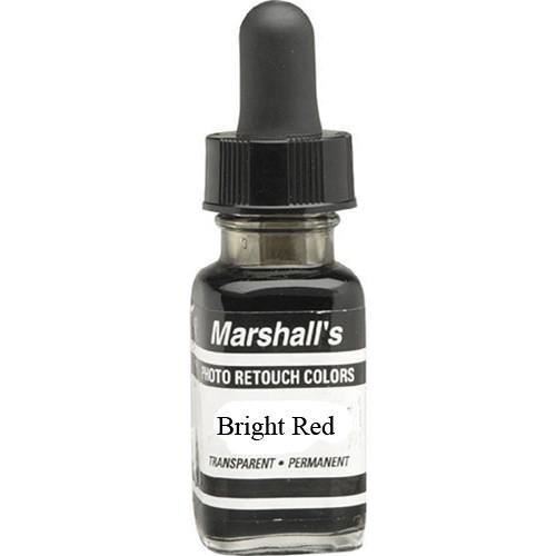 Marshall Retouching Retouch Dye for Black & White or Color Prints - Bright Red