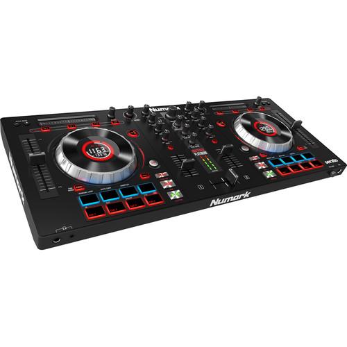 Numark Mixtrack Platinum - DJ Controller with Jog Wheel Display for Serato DJ