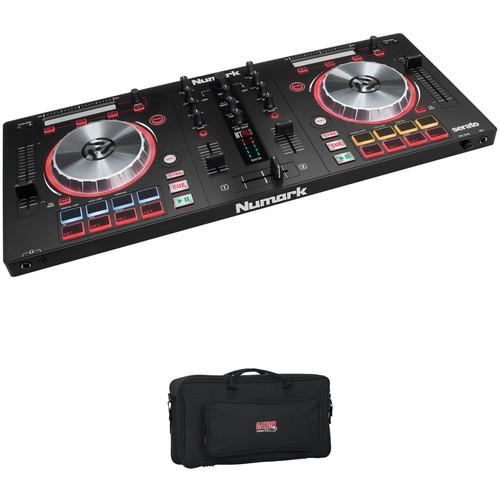 Numark Mixtrack Pro 3 DJ Controller Kit with Padded Gig Bag