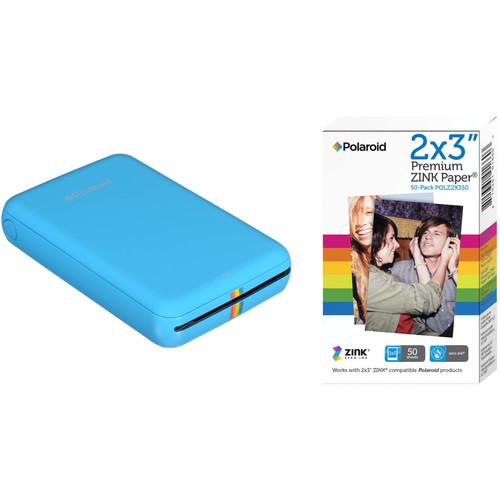Polaroid ZIP Mobile Printer Kit with 50 Sheets of Photo Paper