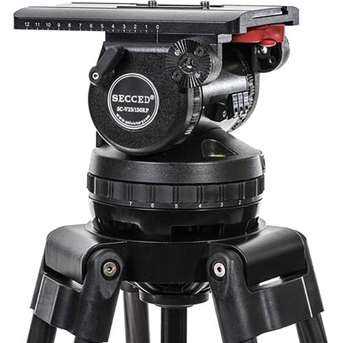 Secced SC-V25 150RP Fluid Head for EFP, OB, and Studio Cameras