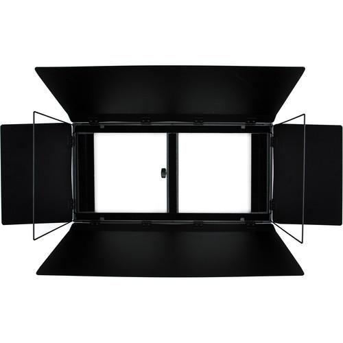 Aladdin Barn Doors2 with Frame and Diffuser for 24x12" BI-FLEX2 Panel Light