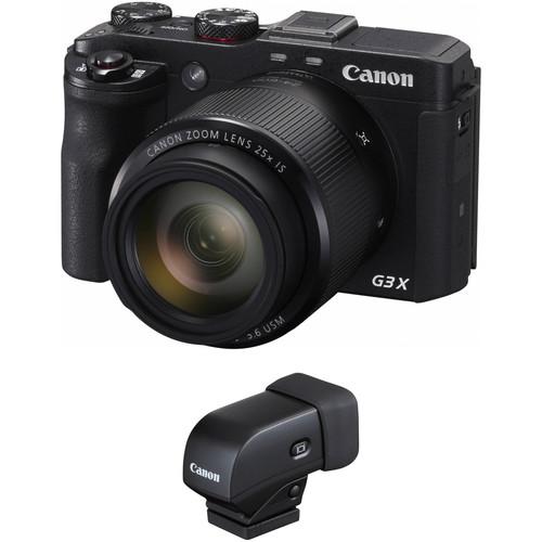 Canon PowerShot G3 X Digital Camera with EVF-DC1 Electronic Viewfinder