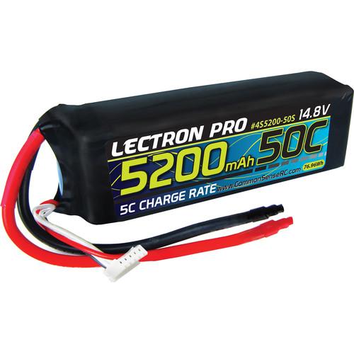 Common Sense RC Lectron Pro 14.8V 5200mAh 50C LiPo Battery