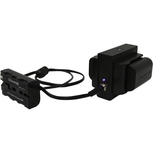 IndiPRO Tools POWER POD Dual LP-E6 Universal Power System with Sony L Series Dummy Battery Cable