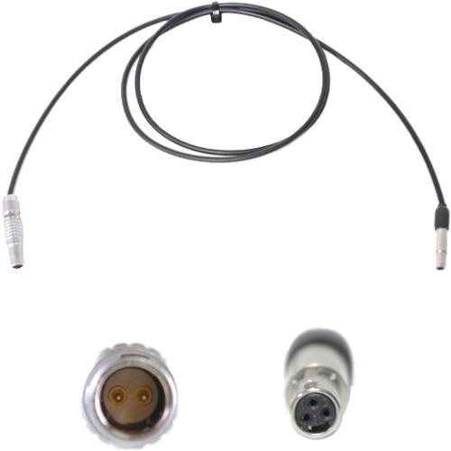 Nebtek 2-Pin LEMO Male to 3-Pin Female Nanocon from ARRI2 to Odyssey 7 7Q Power Cable