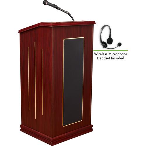 Oklahoma Sound 711 Prestige Lectern with LWM-7 Headset Wireless Microphone