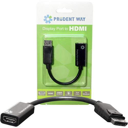 Prudent Way DisplayPort to HDMI Adapter
