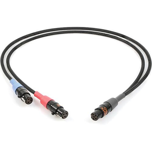 Remote Audio Balanced Stereo Breakout Cable with 2 TA3F to TA5F
