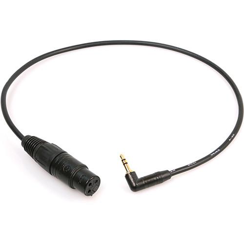 Remote Audio Unbalanced Adapter Cable XLR3F to 3.5mm RA TRS for Stereo Mini-Cam Inputs