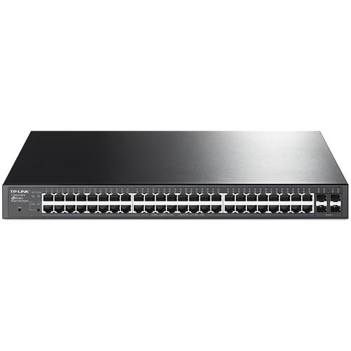 TP-Link T1600G-52PS JetStream 48-Port Gigabit Smart PoE Switch with 4 SFP Slots