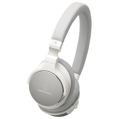 Audio-Technica Consumer ATH-SR5BTWH Wireless On-Ear High-Resolution Audio Headphones