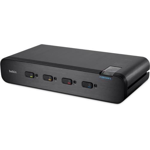 Belkin Advanced Secure 4-Port Dual-Head KVM Switch