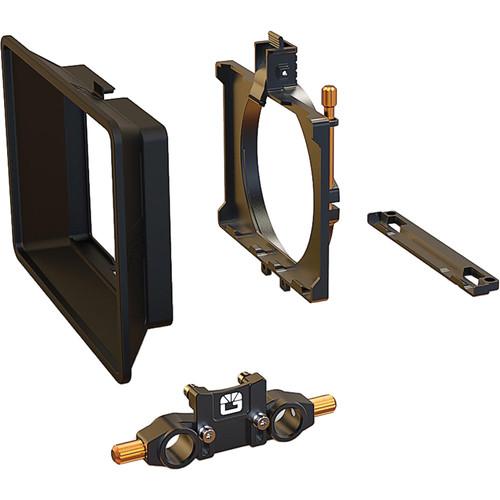 Bright Tangerine Misfit Atom Clamp-On Matte Box with Anti Reflective Tilt Bracket and 15mm LWS Rod Clamp