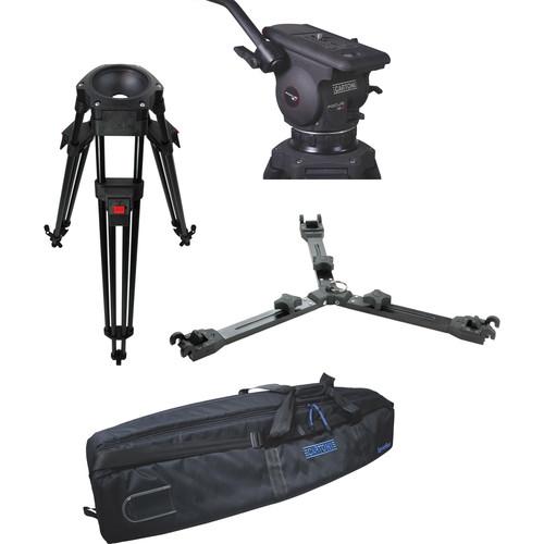 Cartoni Focus 12 Fluid Head with L501 Tripod Legs & Mid-Spreader