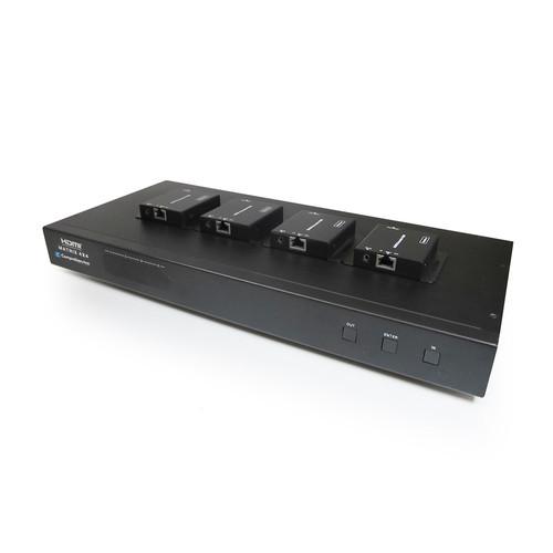 Comprehensive HDMI 4x4 True Matrix Switcher Extender