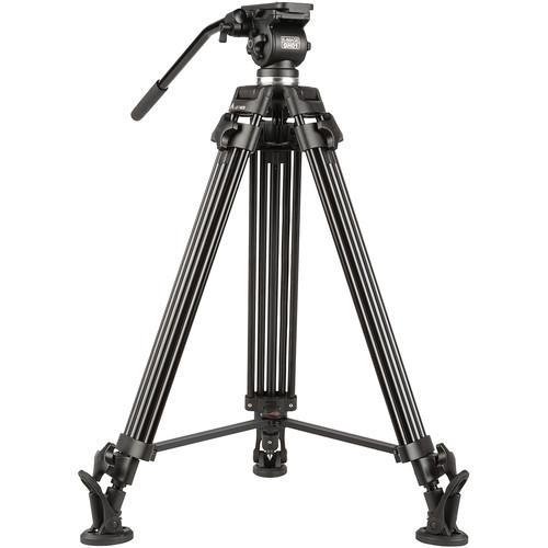 E-Image EG01A2 Two-Stage Aluminum Tripod System with GH01 Pan Tilt Fluid Head