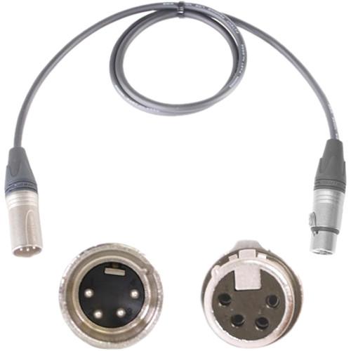 Nebtek 4-Pin XLR Male to 4-Pin XLR Female Power Cable