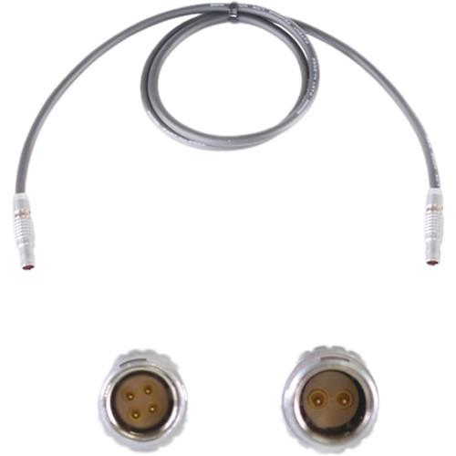 Nebtek Red 4-Pin LEMO Male to 2-Pin LEMO Bolt Power Cable