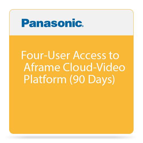 Panasonic Four-User Access to Aframe Cloud-Video Platform