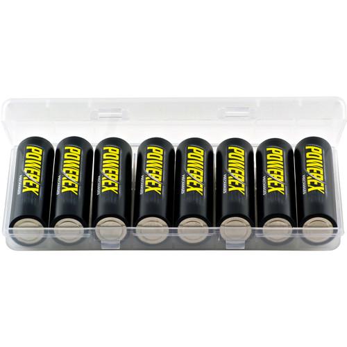Powerex Precharged Rechargeable AA NiMH Batteries - 8-Pack