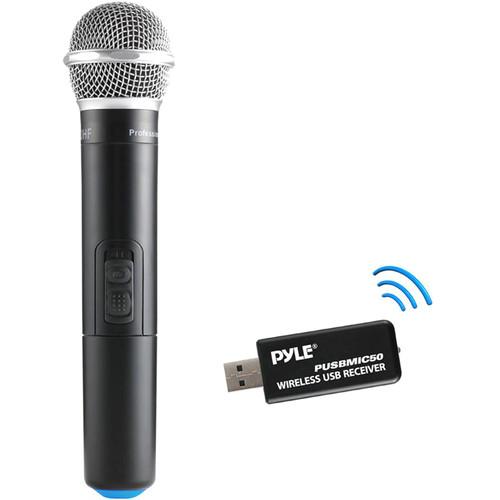 Pyle Pro Wireless Microphone and USB Receiver System