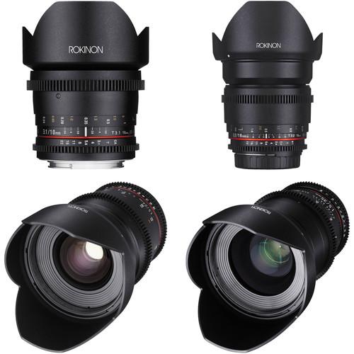 Rokinon Cine DS Wide-Angle Lens Kit for APS-C