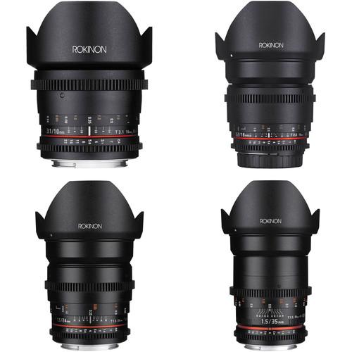 Rokinon Cine DS Wide-Angle Lens Kit for APS-C