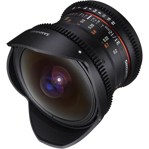 Samyang 12mm T3.1 VDSLR Cine Fisheye Lens for Sony A-Mount