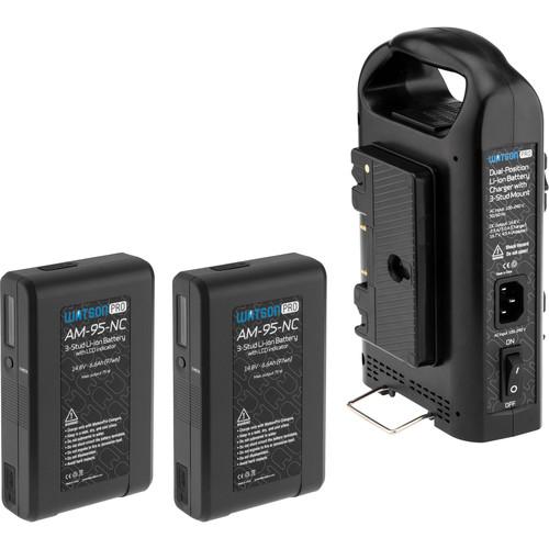 Watson Pro Two 14.8V 97Wh Batteries with LCD & Dual Position Charger Kit