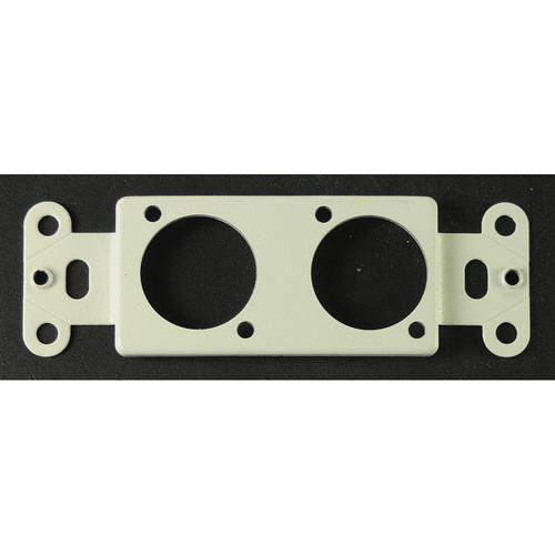 Whirlwind Decora Insert Wall Mounting Plates with 2 Neutrik D Holes