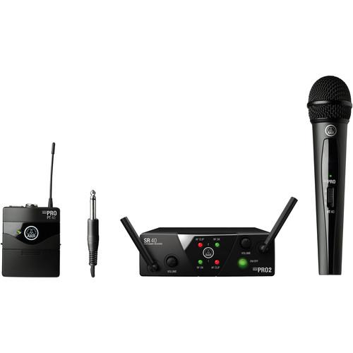 AKG WMS40 Mini Wireless Handheld & Bodypack Dual System