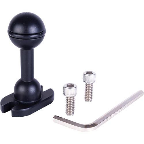 Aquatica 1.0" Delta 3 Ball Mount to Flat Plate with 1 4"-20 Screws