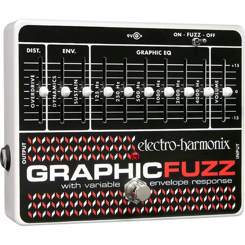 Electro-Harmonix Graphic Fuzz EQ Distortion Sustainer Pedal