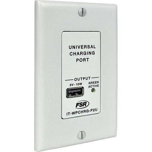 FSR IT-WPCHRG-P2U Decora Style PoE to USB Charger Wall Plate for USB Powered Devices