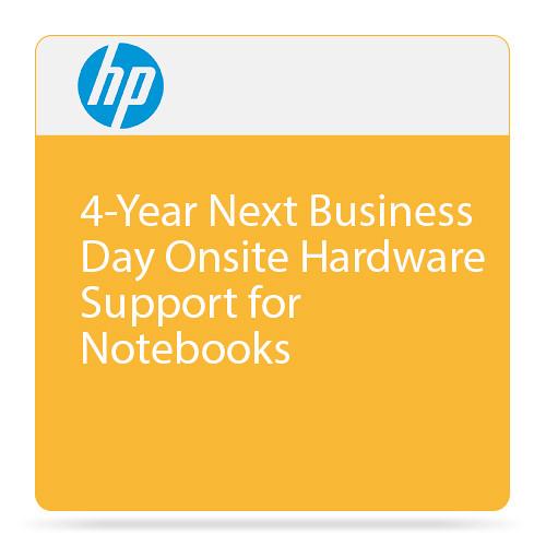 HP 4-Year Next Business Day Onsite Hardware Support for Notebooks