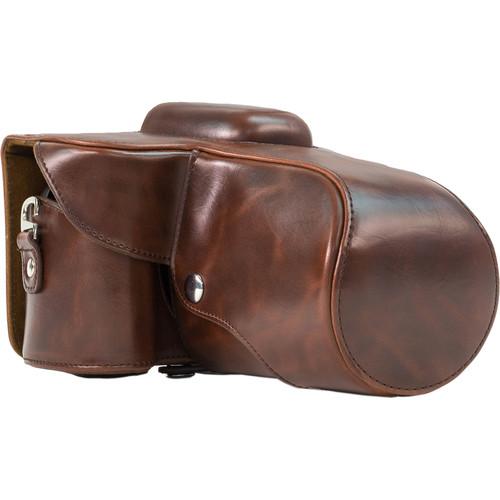 MegaGear Ever Ready PU Leather Case for Nikon D3300 D3200 with 18-55mm Lens