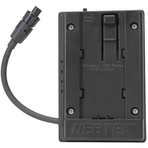 Nebtek Pass-Through DV Battery Adapter with Panasonic Faceplate for AJA Mini Converter