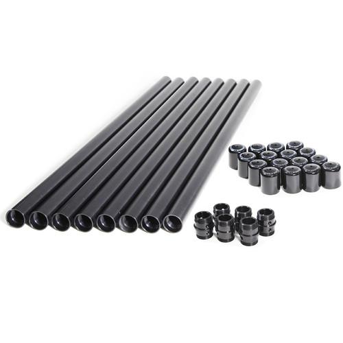 RigWheels PortaRail Collapsible Speed Rail with Eight 40" Sections & Six Connectors