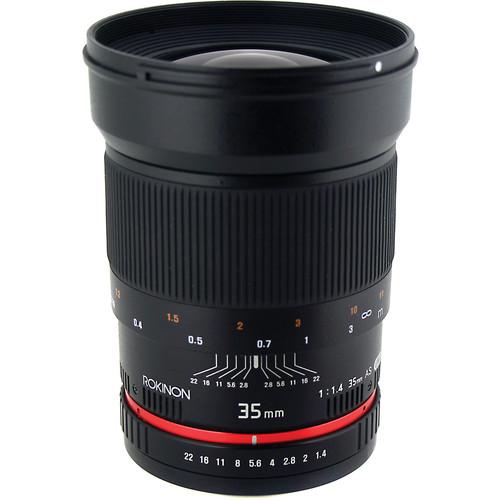 Rokinon 35mm f 1.4 AS UMC Lens for Fujifilm X Mount