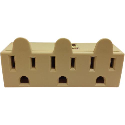SPARK 3-Outlet Grounded Tap Adapter