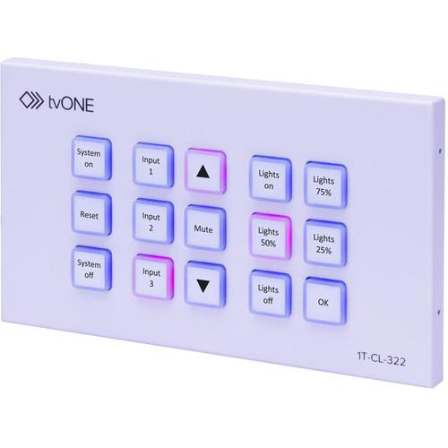 TV One European Wall Plate Control Panel, TV, One, European, Wall, Plate, Control, Panel