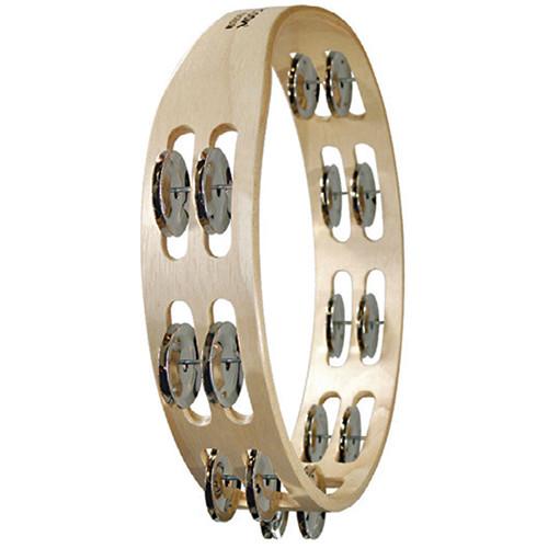 Tycoon Percussion Double Row Wooden Tambourine