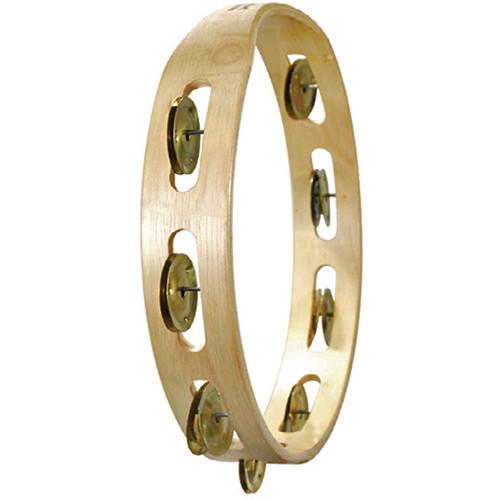 Tycoon Percussion Single Row Wooden Tambourine