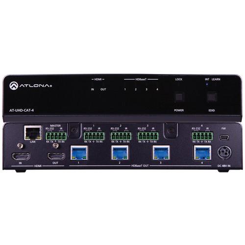 Atlona 4K UHD HDMI to 4-Output HDBaseT Distribution Amplifier