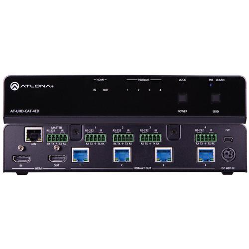 Atlona 4K UHD HDMI to 4-Output HDBaseT Extended Distance Distribution Amplifier