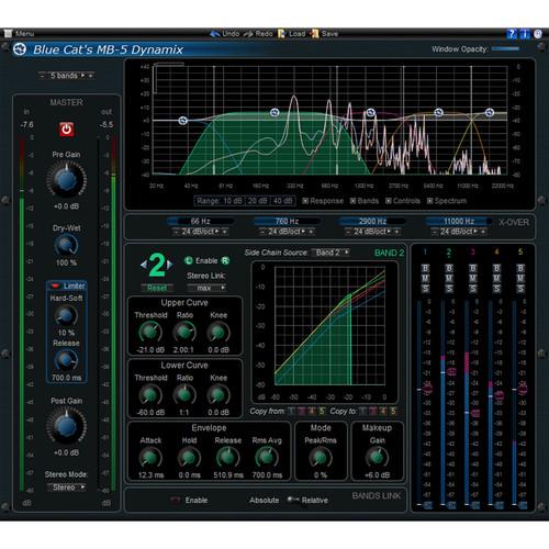 Blue Cat Audio MB-5 Dynamix Multiband Dynamic Processing Plug-In